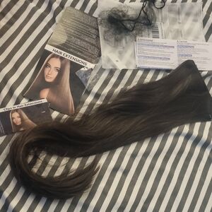 Luxurious DARK BROWN Hair Extensions